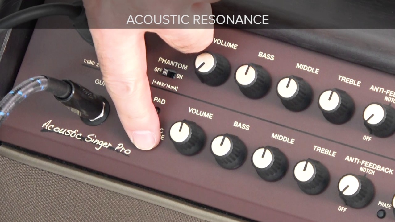 Acoustic Singer Quick Start chapter 2: Using Acoustic Resonance
