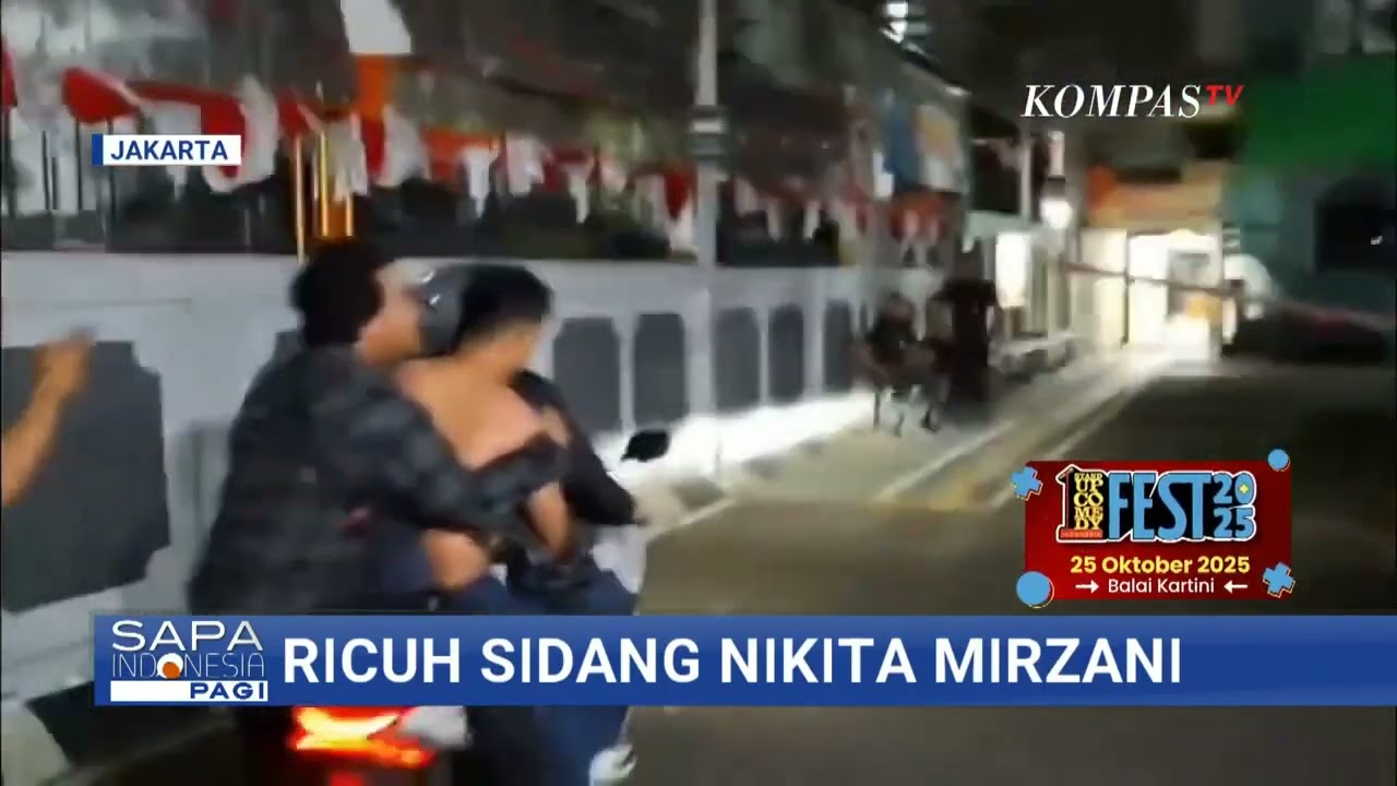 Suasana Pengadilan Negeri Jakarta Selatan Ricuh Usai Sidang Nikita Mirzani