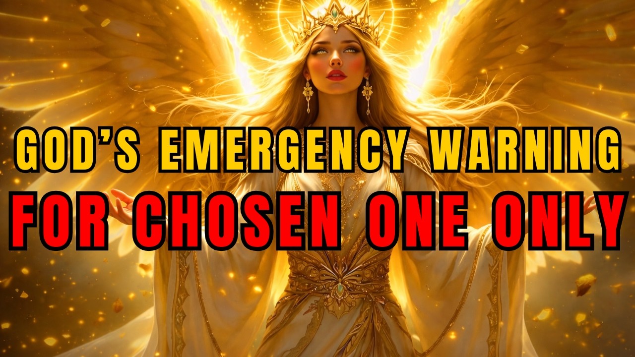 CHOSEN ONE: GOD'S EMERGENCY WARNING, THE WINDOW HE IS HOLDING OPEN FOR YOU....