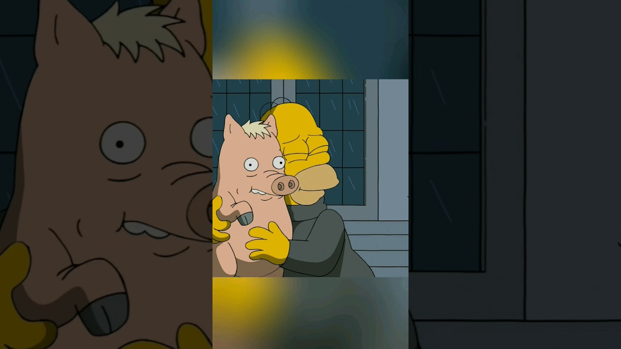 Homer's friend spider pig #simpsons #shorts