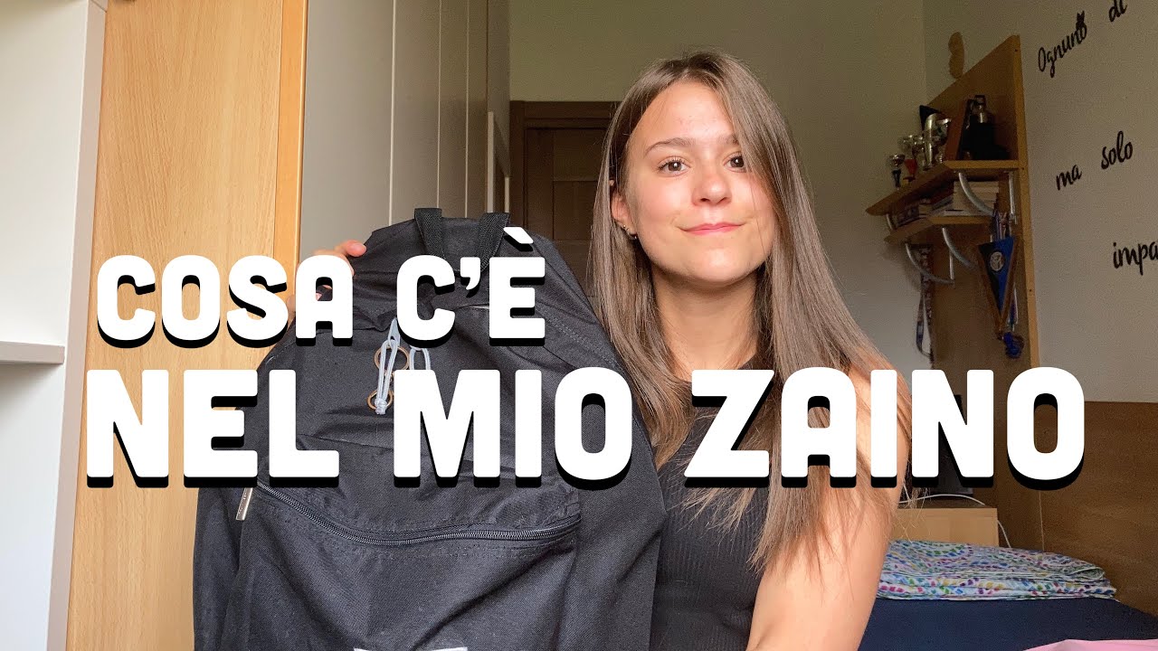 cosa c'è nel mio zaino | back to school 2021
