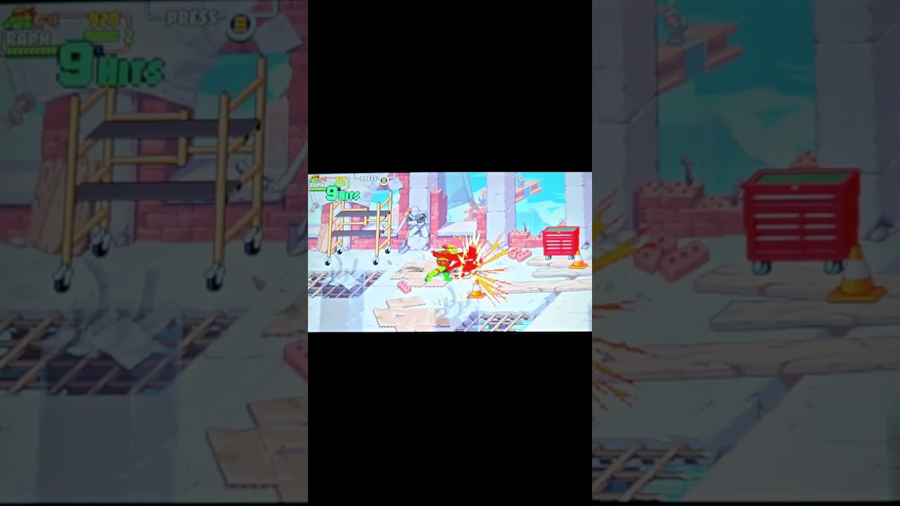 Raphael TMNT Shredder's Revenge Game Play ( Level 7)