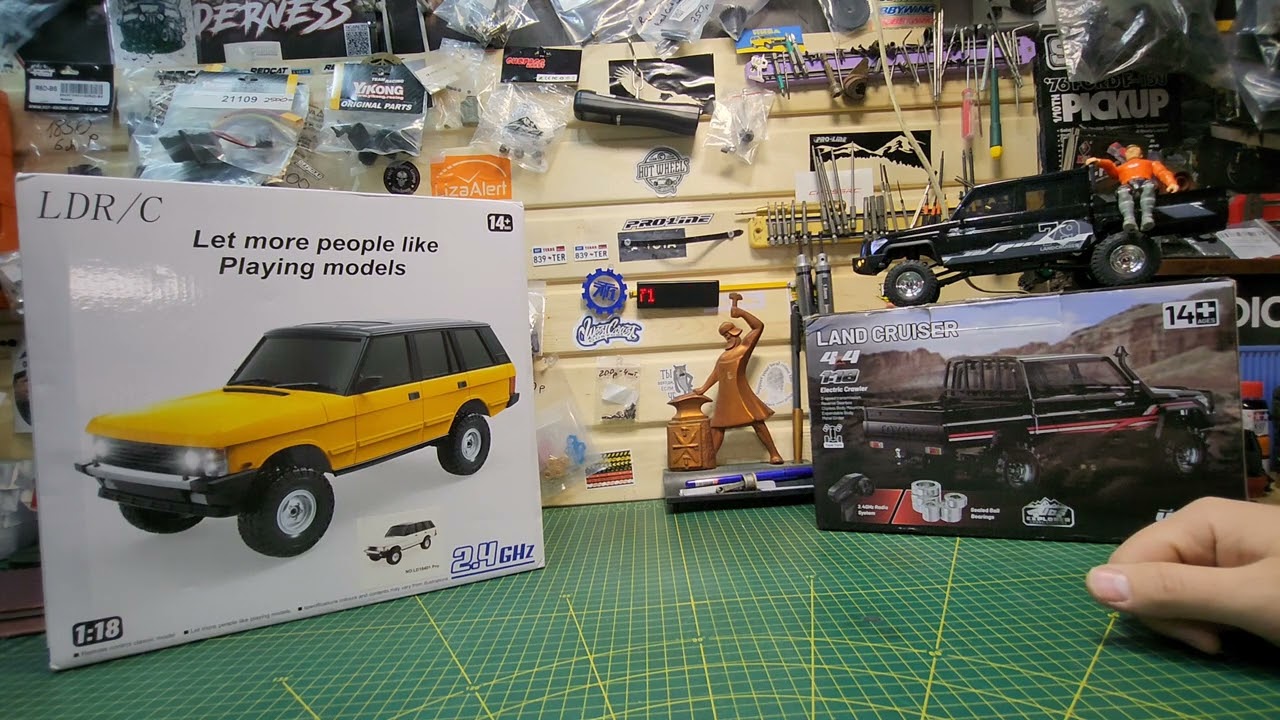 Обзор моделей в 18м масштабе. LDRC, Udirc. Land Cruiser 79, Range Rover 