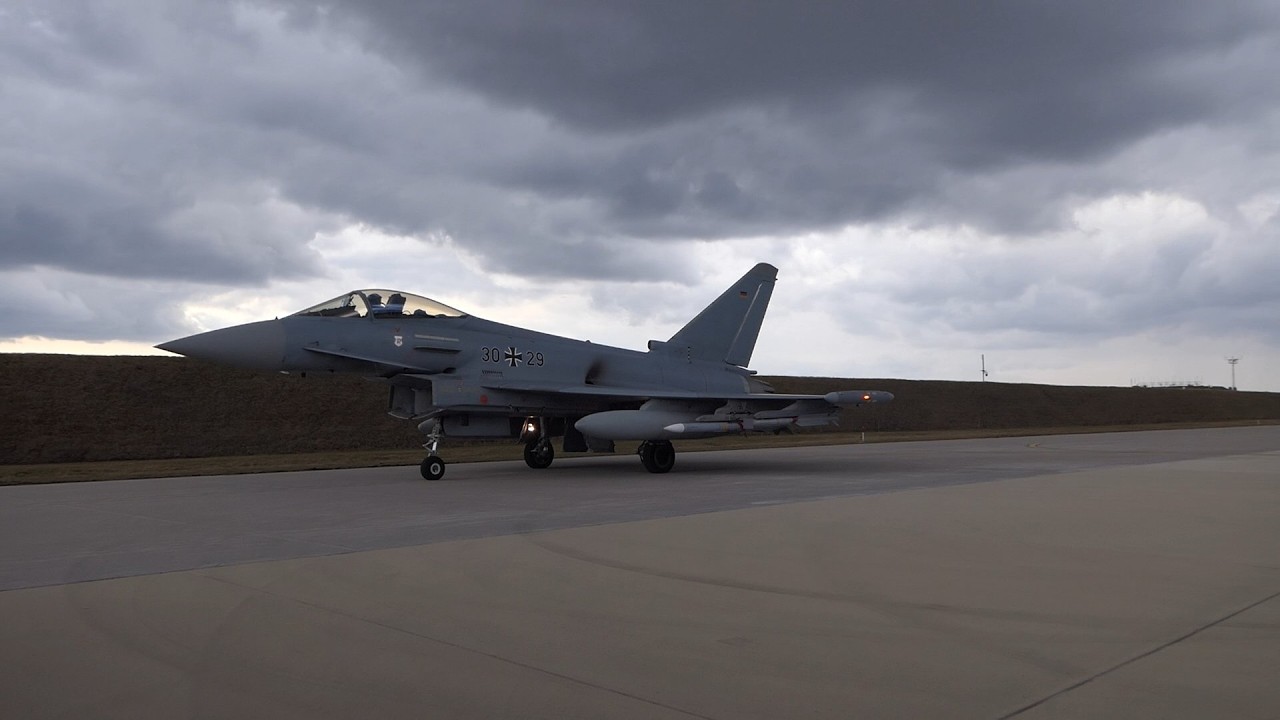 Eurofighter-Alarmrotte sichert 24/7 den Luftraum über Deutschland