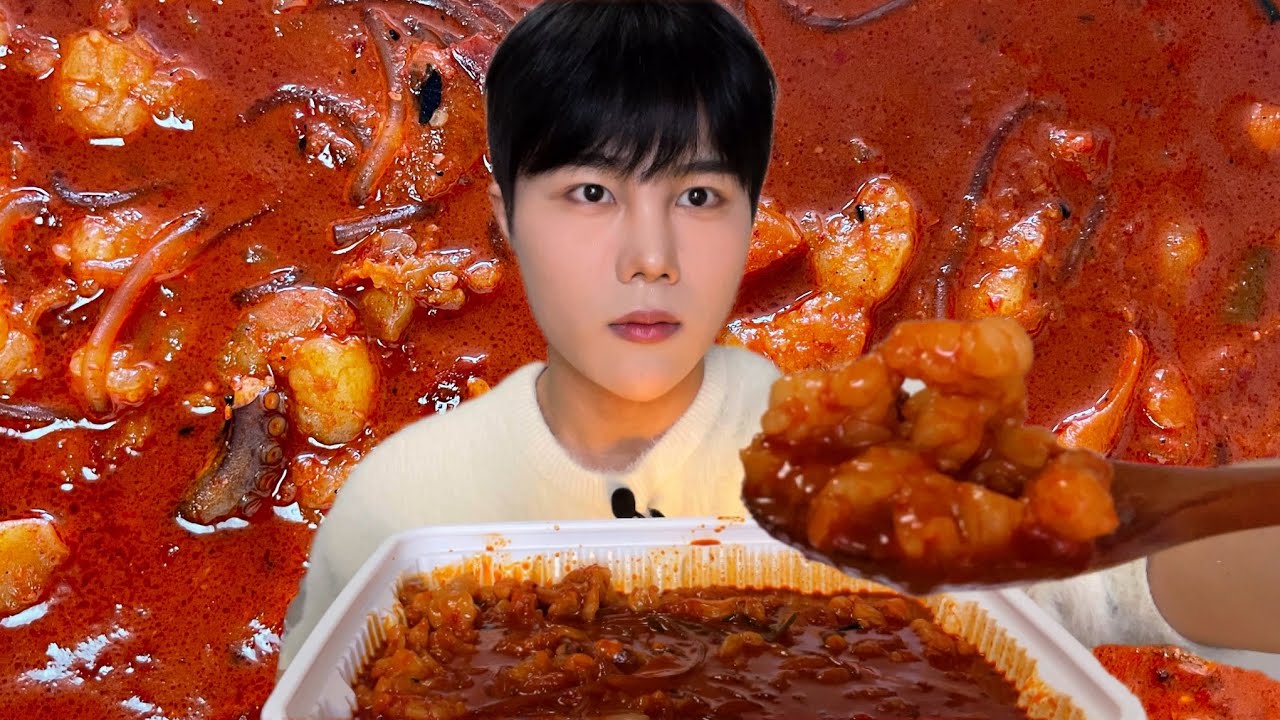 낙곱새 먹방 유튜브 단독 영상! 기다리셨던 대창가득 추가한 낙곱새 먹방!