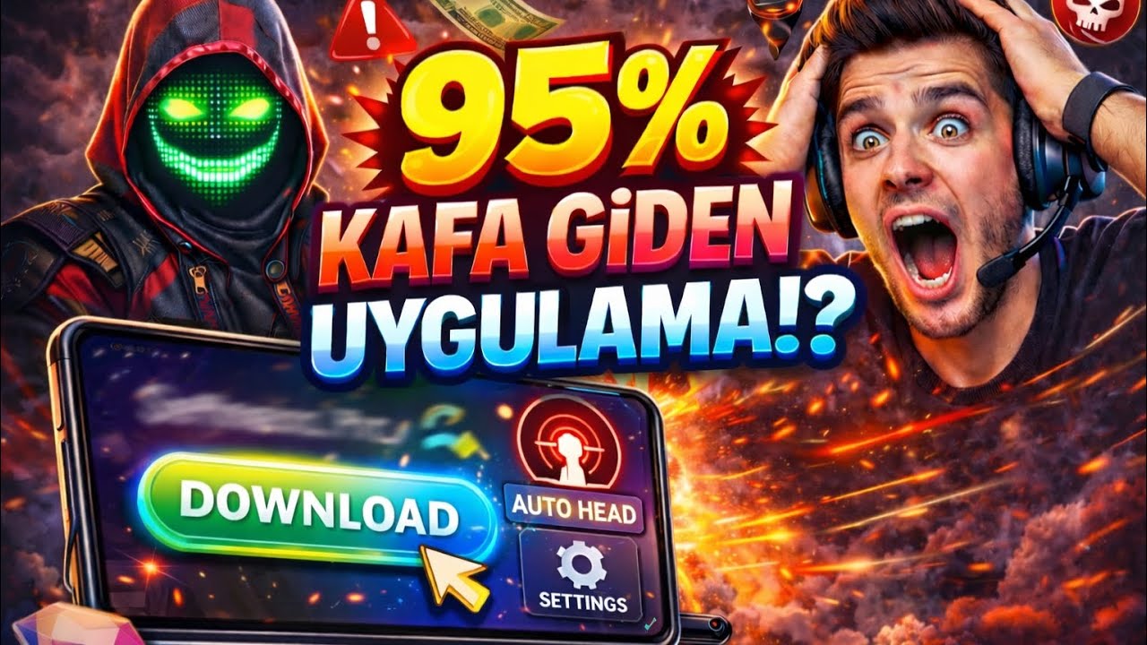 SONUNDA KAFA ATDIRAN UYGULAMA!? BU NASIL KAFA - FREE FİRE #freefire 