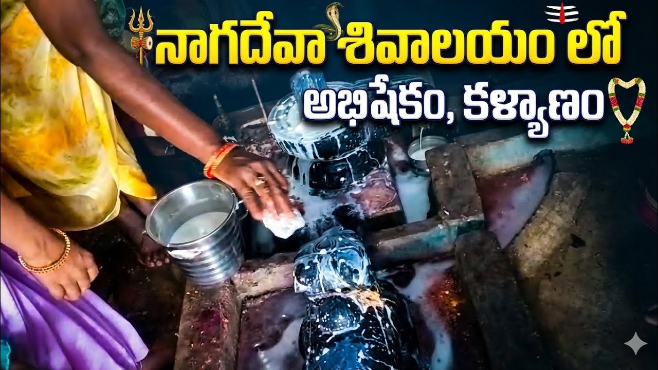 నాగదేవా శివాలయంలో పూజలు..
