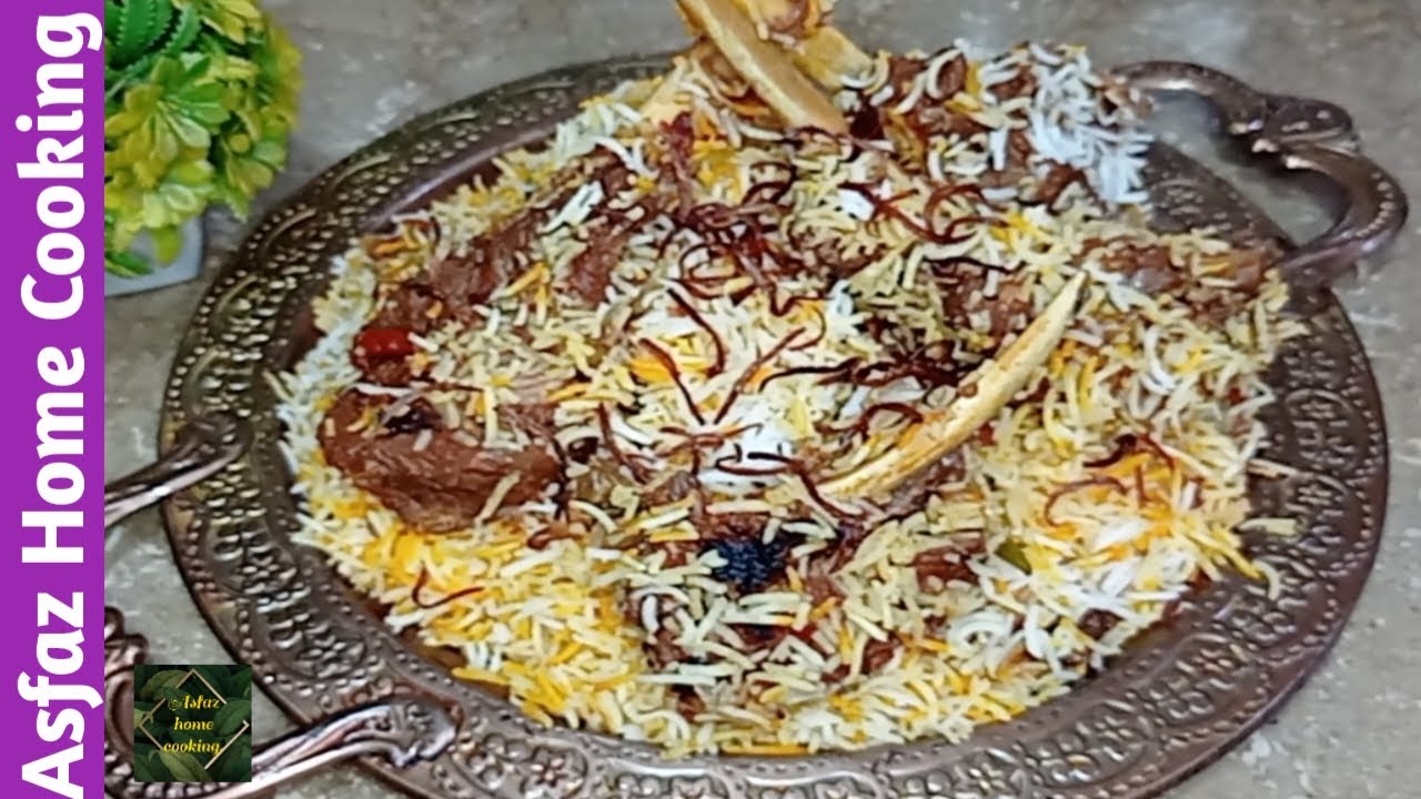Beef Chaanp Teh Wali Dum Biryani. Beef Chops Biryani Recipe. @asfazhomecooking