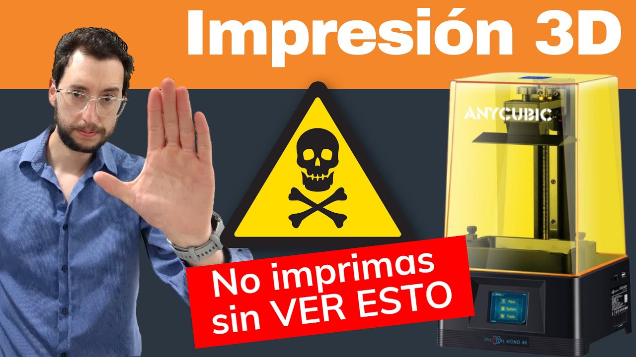 ⚠️ PELIGROS de la IMPRESIÓN 3D en resina❗ ¿Es tóxica la resina 3D?