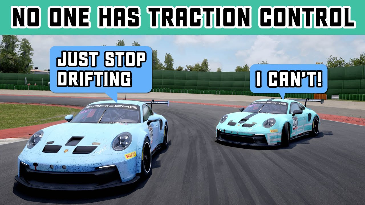 ACC With No Traction Control Is Hilarious | RIP-Racing Porsche Cup League