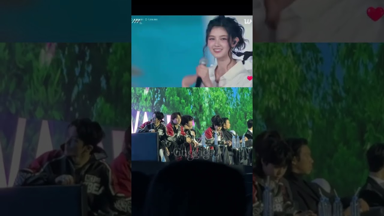 NCT127 Reaction to New Jeans Performance Bubble Gum at AAA2024 #NCT127 #NEWJEANS #AAA2024inBKK