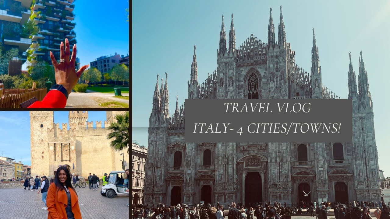 ITALY 🇮🇹 VLOG- Milan, Bergamo, Lake Garda (Sirmione, Pescheira del Garda, Desenzano)