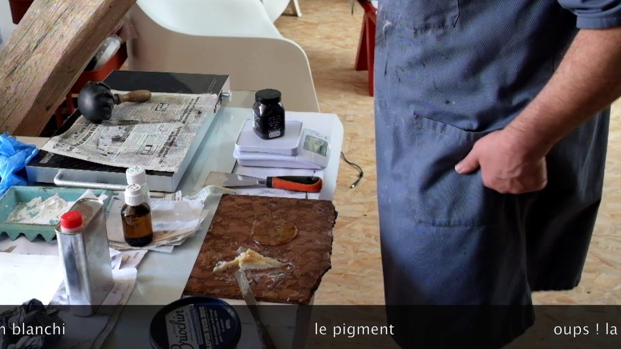 Taille Douce  - Encre taille douce maison version 2, homemade intaglio ink 2.0