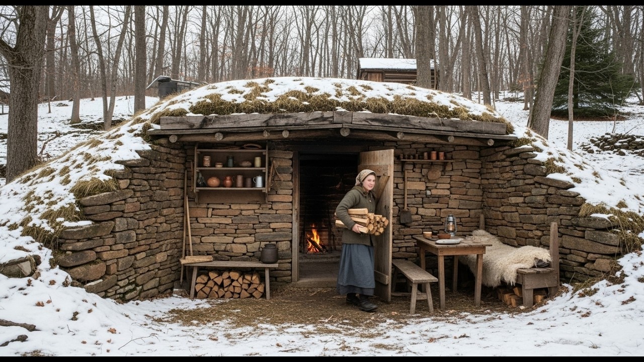 Neighbors Laughed at Her Stormproof Stone Hut — Until the Blizzard Couldn’t Break It