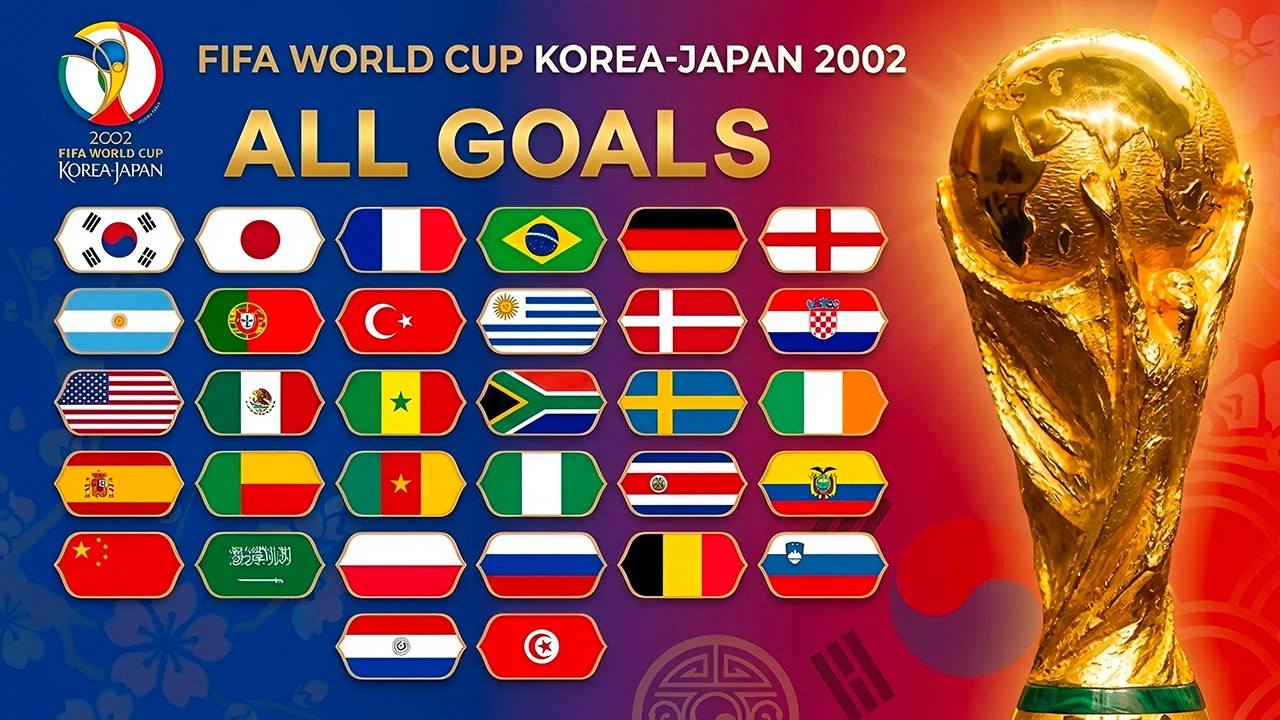 ALL GOALS ● FIFA WORLD CUP 2002 - English Commentary