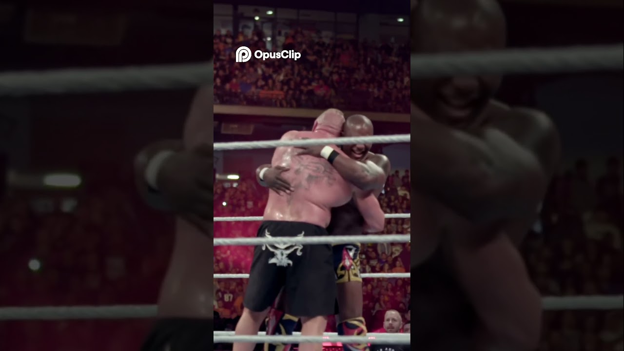 Brock Lesnar's Shocking Betrayal of Shelton Benjamin!  #sports #wwe #amazing #wrestling #omg #ufc