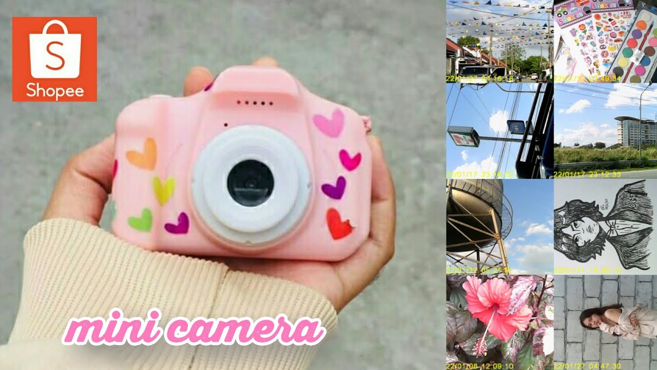 Shopee Finds 📦 | Unboxing & Review • Kids Camera *tiktok* 📷 + sample pictures and videos