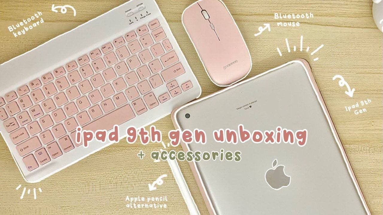 🌥 Unboxing Ipad 9th Gen 2021 (Silver) + apple pencil alternative + accessories | Malaysia