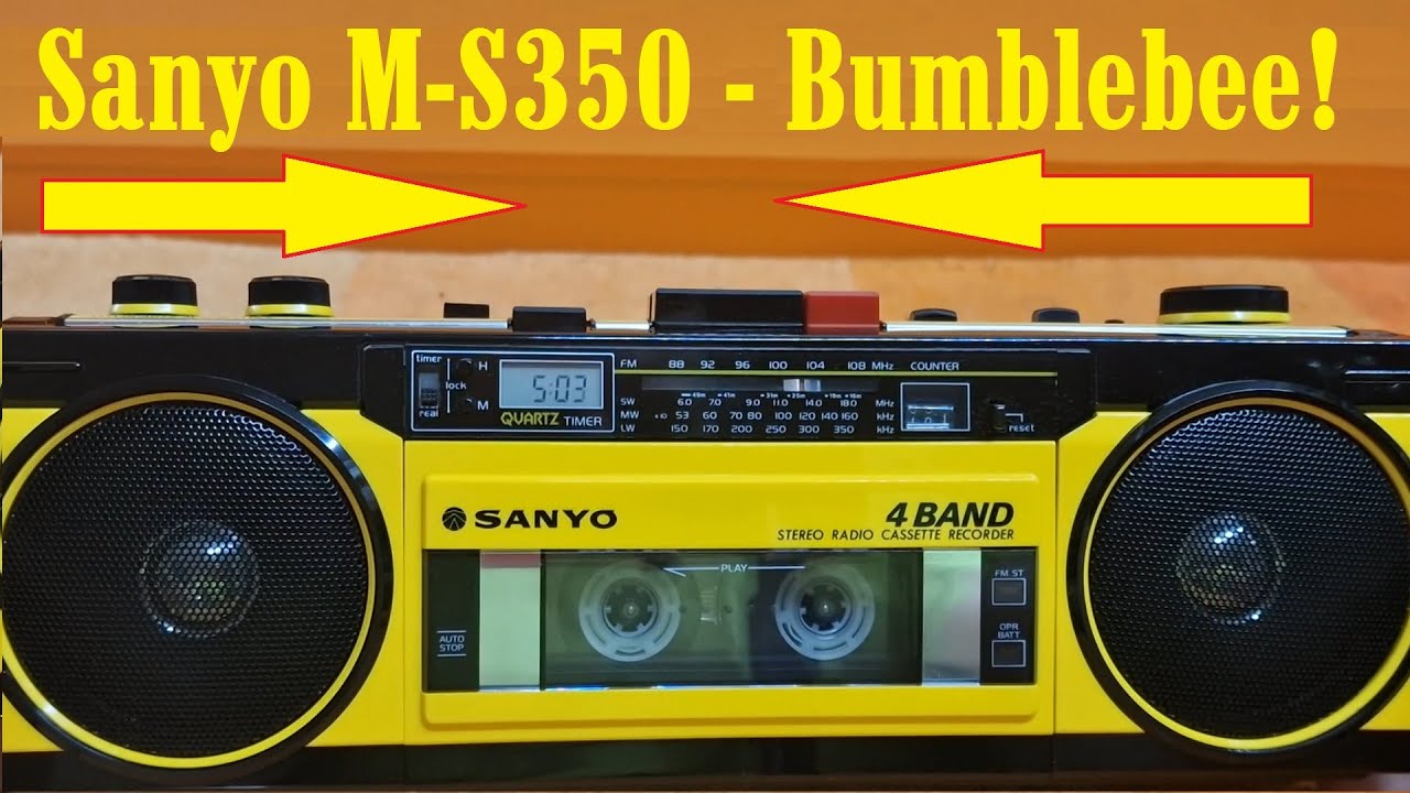 Sanyo M-S350LU Yellow (Bumblebee) restoration.