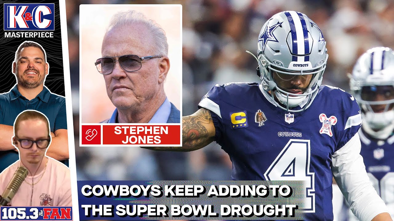 Stephen Jones On Another Year Of No Playoffs, 30 Year Super Bowl Drought | K&C Masterpiece