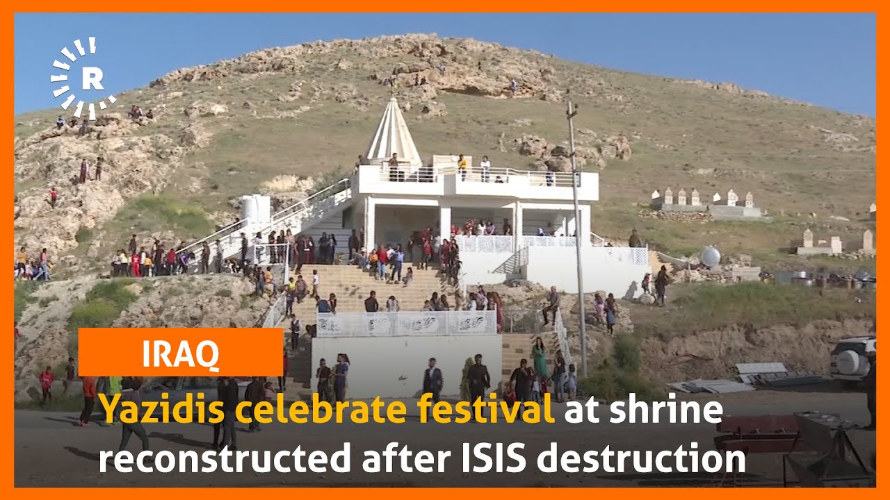 Yazidis celebrate festival at shrine reconstructed after ISIS destruction