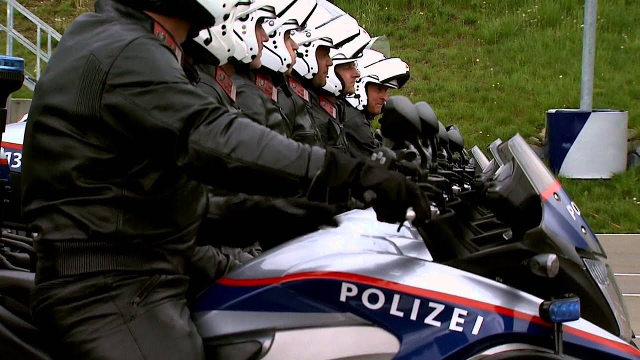 Polizei Motorrad Training