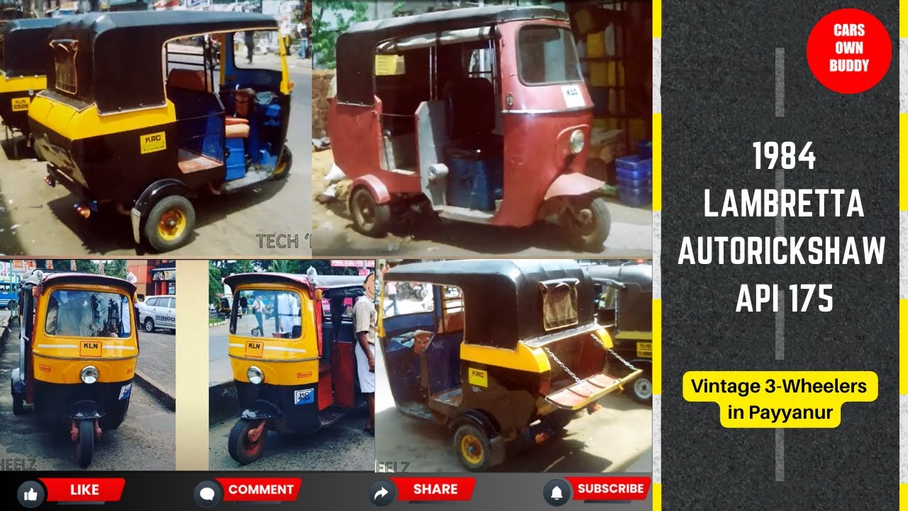 1984 Lambretta Auto I API 175 3-Wheeler Autorickshaw I Mangalore Body I Payyanur I CARS OWN BUDDY