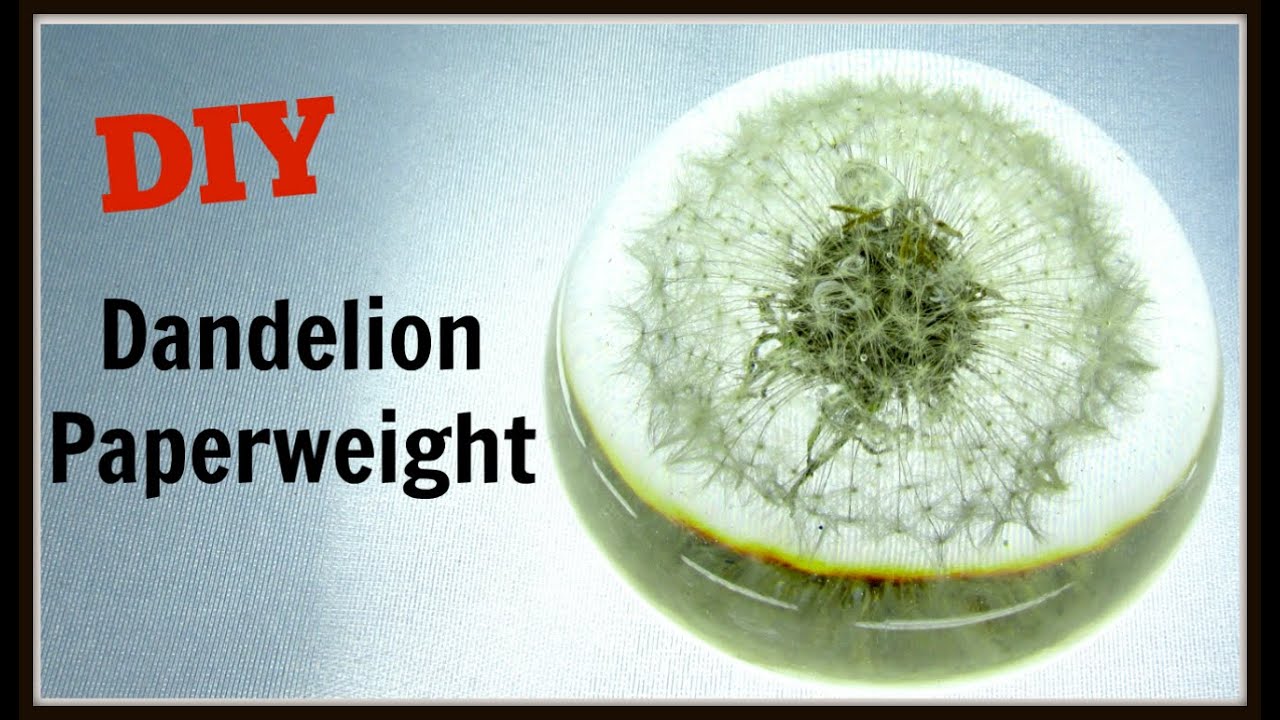 DIY How to make a Dandelion Paperweight ~ Craft Klatch How To