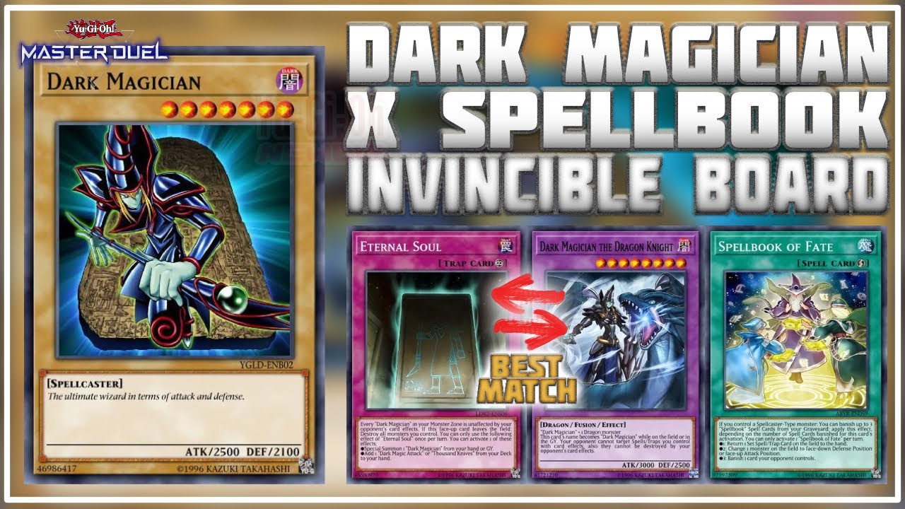 DARK MAGICIAN x SPELLBOOK Unbeaten Board Spellcaster Combination | Yu-Gi-Oh! Master Duel