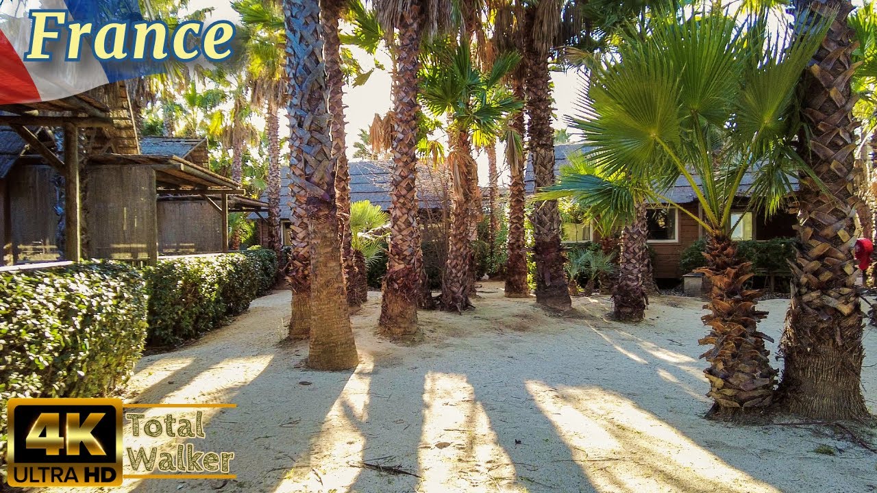 Tropical paradise camping off season experience, Port Grimaud, France | French Riviera 4K