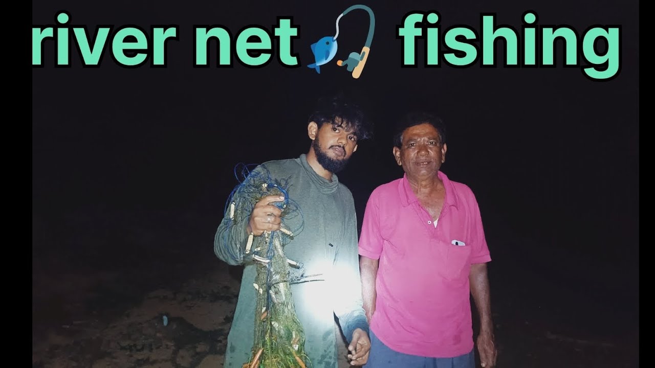 Net 🎣 fishing  river   # fishing     