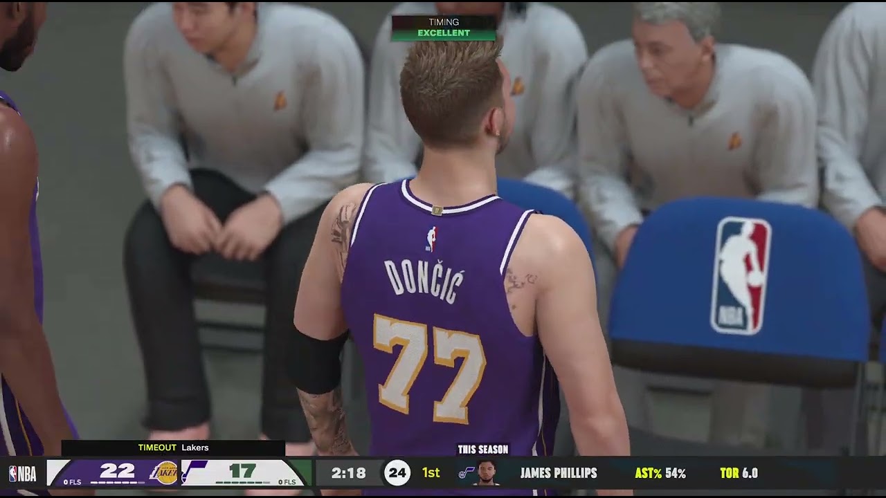 Playing up against the lakers