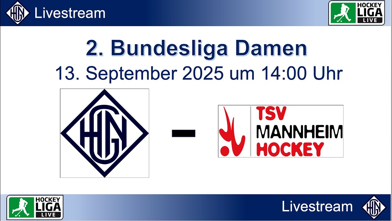 HGN.Live - HGN vs. TSV MA - 2. Bundesliga Süd - 13.09.2025 - 14:00 Uhr