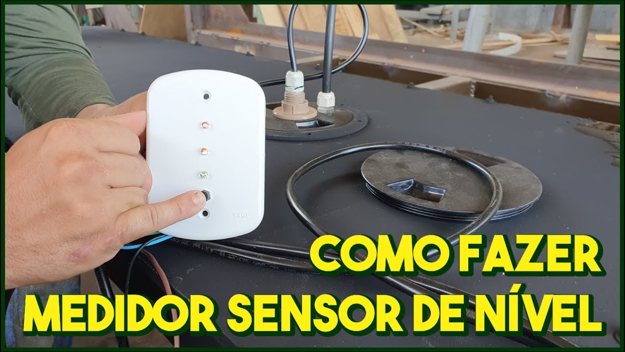 Como Fazer Medidor Sensor de Nível Caixa D'água | T01E93