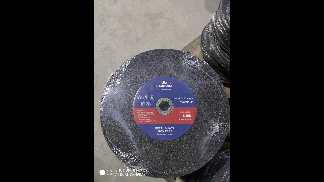 Abrasive Cutting Wheel Manufacturing Process In China