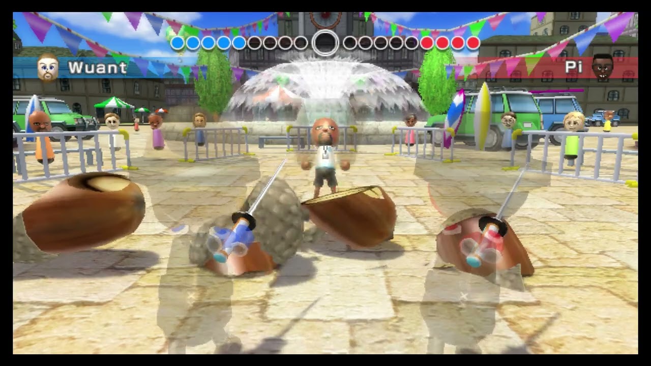 Wii sports resort Swordplay Speed Slice @imWUANT  vs @OficialPi