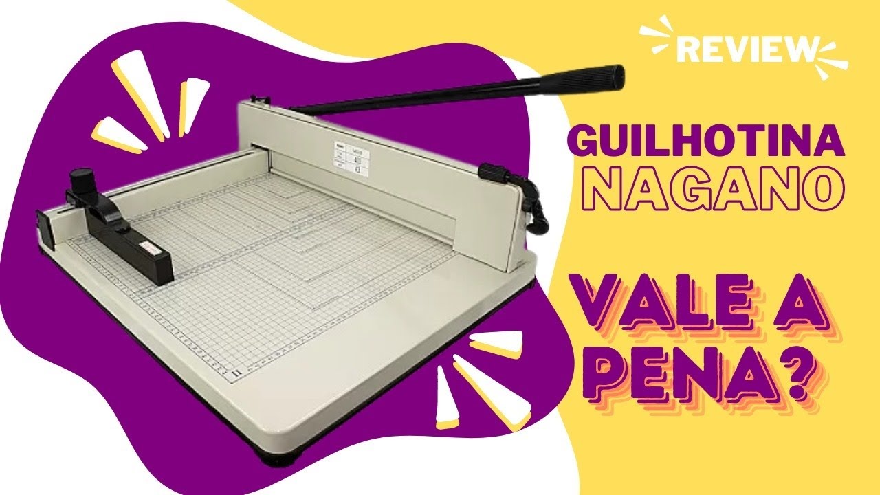 Guilhotina A3 Nagano - Comprada na AGROTAMA valeu a pena? Semi Industrial