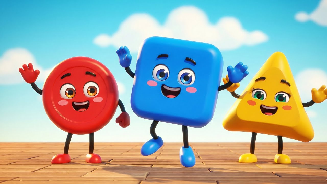 IMPARIAMO LE FORME GEOMETRICHE Canzone per Bambini