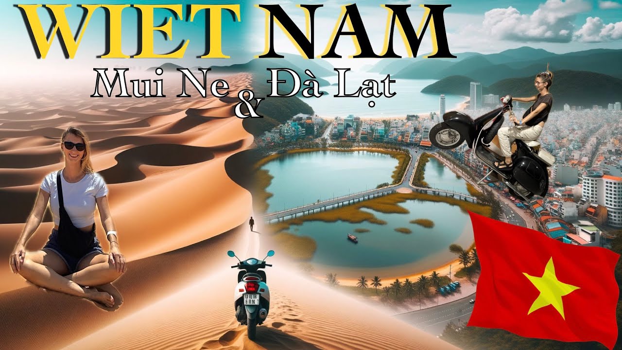 #24 WIETNAM / Mui Ne & Da Lat /  skuterem przez Wietnam / nadmorskie wydmy / VLOG