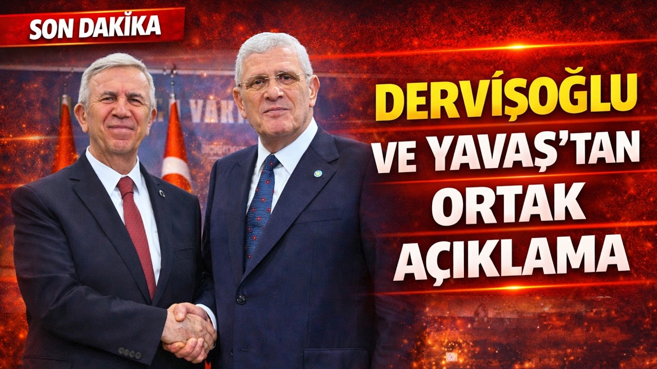 Dervişoğlu ve Yavaş’tan Ortak Basın Toplantısı #müsavatdervişoğlu #mansuryavaş #iyiparti