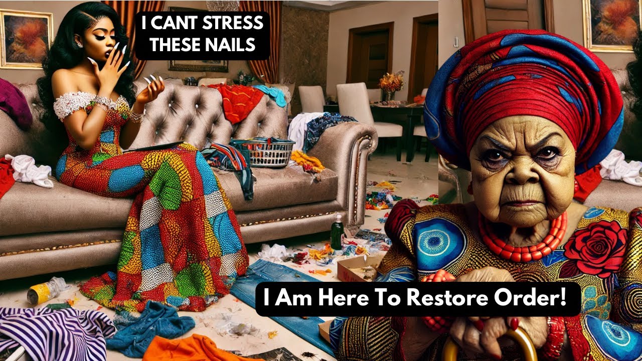 LAZY HOUSEWIFE REFUSES TO COOK AND CLEAN UNTIL MOTHER-INLAW ARRIVES #tales #africanfolktales 