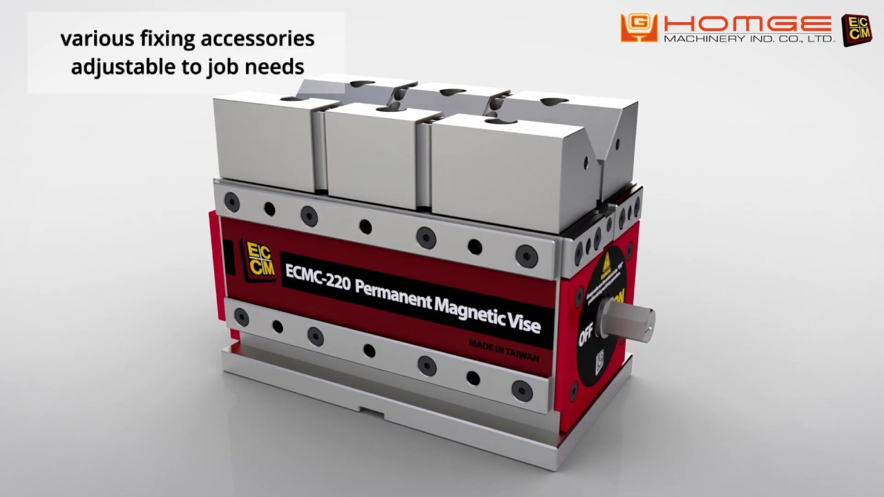 Permanent Magnetic Vise - manufactured by HOMGE -  suitable for the magnetic material processing