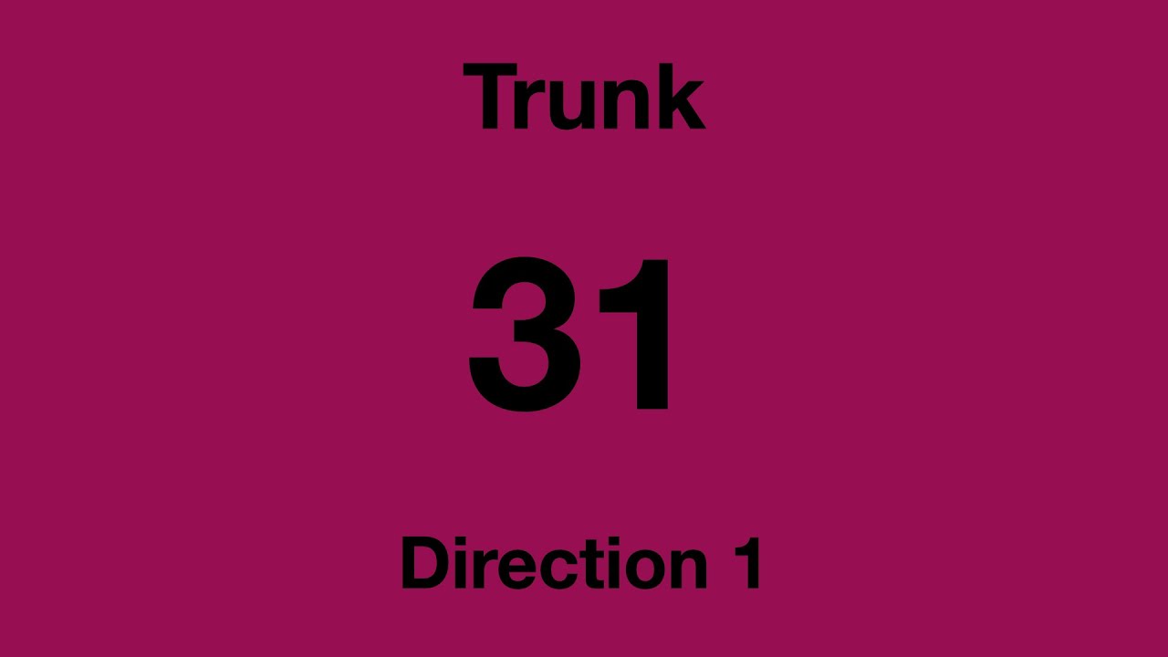 [SBS Transit] Trunk Bus Service 31 - Direction 1 Hyperlapse