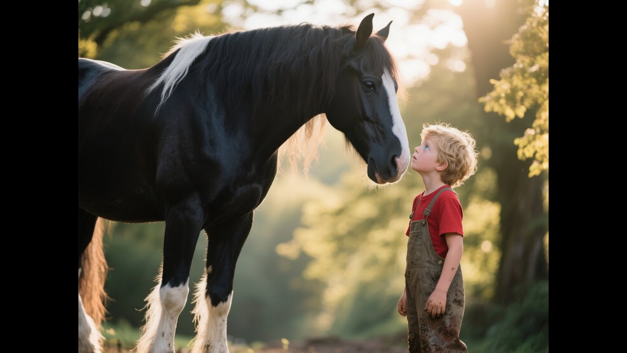 The Giant Shire Horse Who Stayed Calm—and Saved a Child at the Right Moment