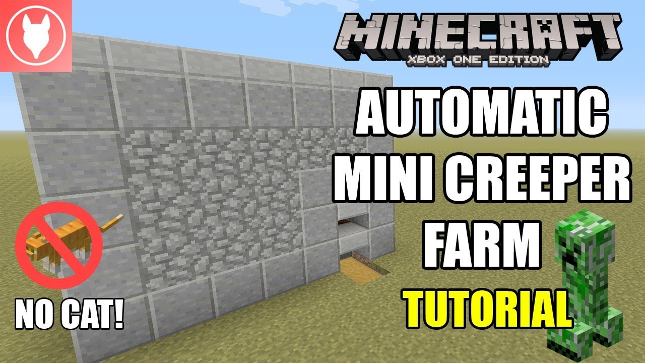 Minecraft Legacy Console - Automatic Mini Creeper Farm (Xbox/ PS4/ PS3/ Wii U/ Switch)
