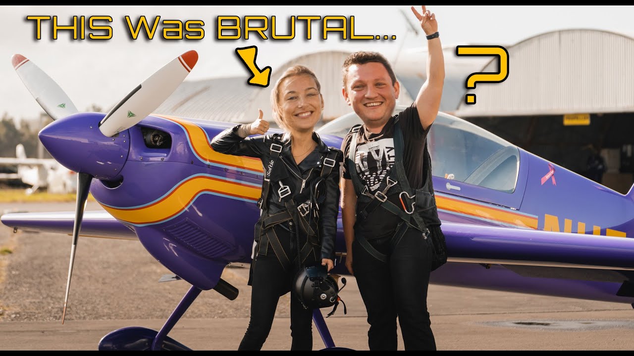 FULL REACTION // Hardcore Aerobatic Flight almost ENDED Badly! She is so STRONG & Endured the Pain