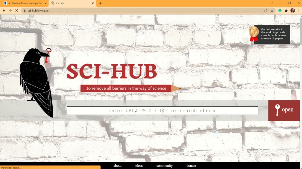 STEPS TO DOWNLOAD RESEARCH PAPER FROM SCI-HUB