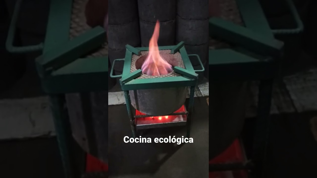 cocina ecol&oacute;gica para briqueta
