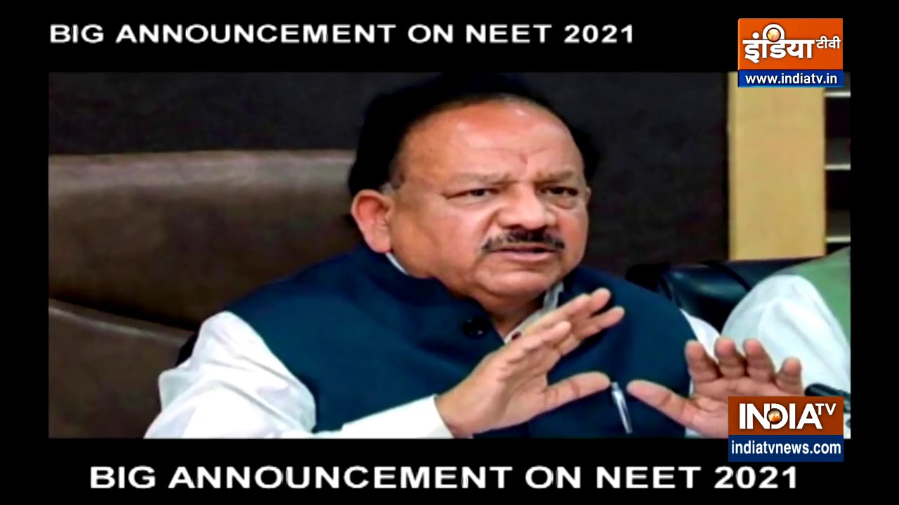 NEET 2021: NTA DG Vineet Joshi on NEET exam date, twin chances a year
