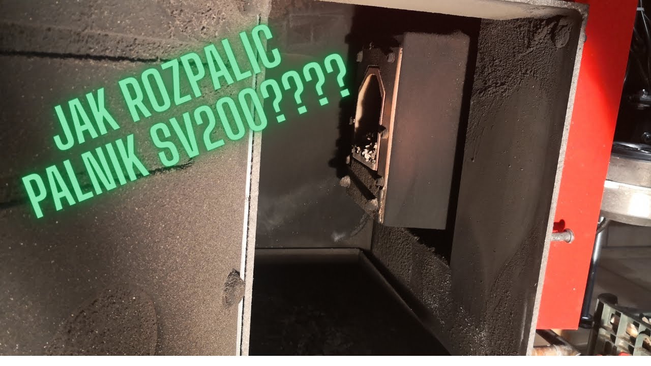 JAK SZYBKO ROZPALIC PIEC Z PALNIKIEM SV200 | BEZ BRUDNYCH RĄK